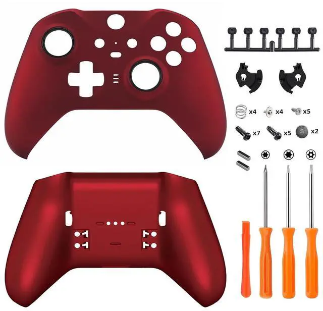 Main image of Faceplate Shell + Bottom Shell for Xbox Elite Series 2, Elite Series 2 Core Controller - Scarlet Red @