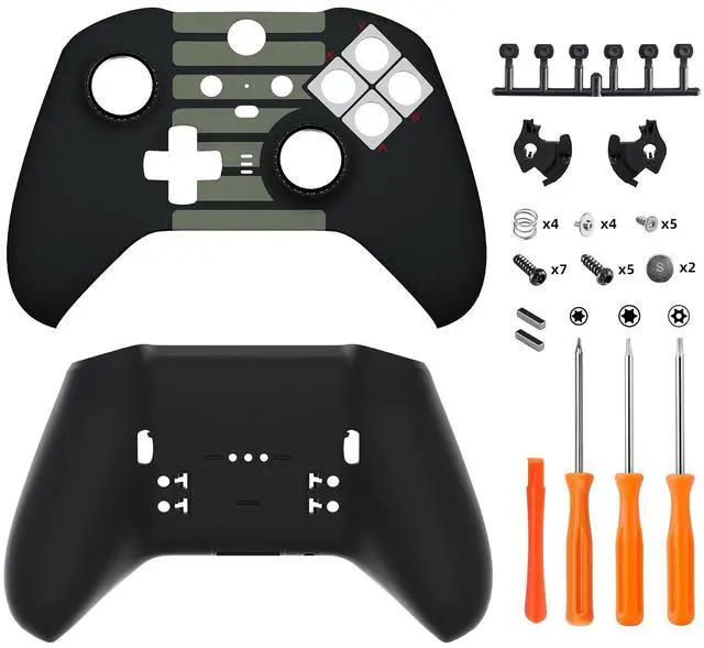 Main image of Classic NES Style Faceplate Shell + Black Back Bottom Shell for Xbox Elite Series 2, Elite Series 2 Core Controller @