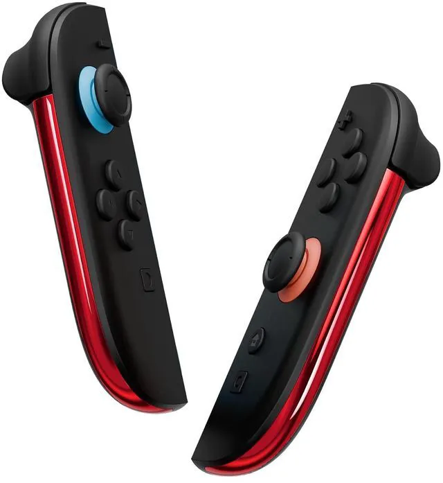 Alt view image 4 of 7 - Replacement Decorative Strips for Joycon 2, Custom DIY Decoration Strip Side Housing Trim Shell with Prying Stick for Nintendo Switch 2 Controller - Chrome Red @