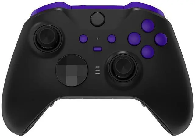Main image of Purple Replacement Buttons for Xbox One Elite Series 2 Controller, LB RB LT RT Bumpers Triggers ABXY Start Back Sync Profile Switch Keys for Xbox Elite Series 2 Core Controller Model 1797 @