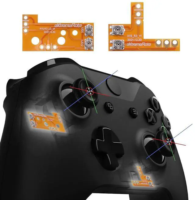 Alt view image 5 of 7 - Drifix Thumbsticks Drift Fix Repair Kit for Xbox One S & X Controller (Model 1708), Custom Analog Stick Joystick Regulator Circuit Board for Xbox One S/X Controller @
