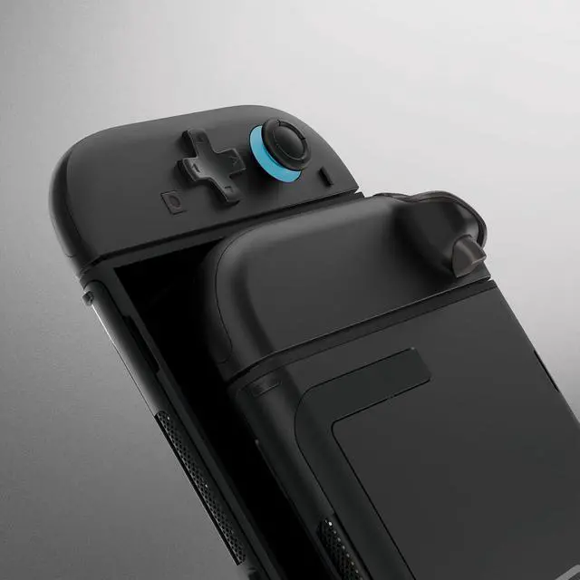 Alt view image 5 of 7 - DIY Replacement Shell (D-Pad Ver) Buttons for Joycon 2, Custom Full Set Housing + Decorative Strips + Middle Bracket + Buttons for Nintendo Switch 2 Controller - Deluxe Version - Black @
