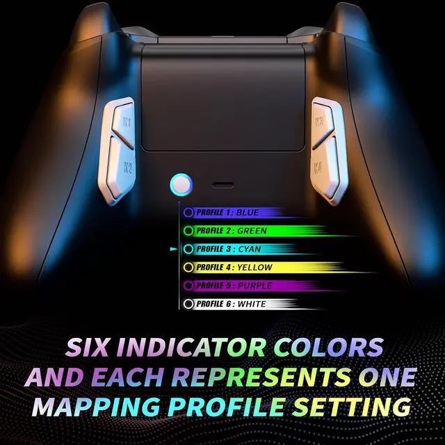 Alt view image 4 of 6 - White Replacement Redesigned K1 K2 K3 K4 Back Buttons & Setting Button for Xbox One S/X, Xbox Series X/S Controller Victor S/X Remap Kit - Without Controller & Remap Board @