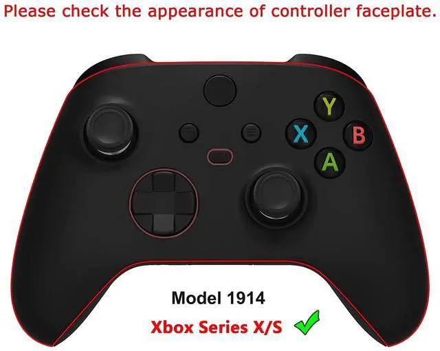 Alt view image 2 of 7 - Victor X Remap Kit for Xbox Series X/S, 6 Profiles & Black Redesigned Back Shell & Side Rails & 4 Back Buttons for Xbox Core Wireless Controller - Controller NOT Included @