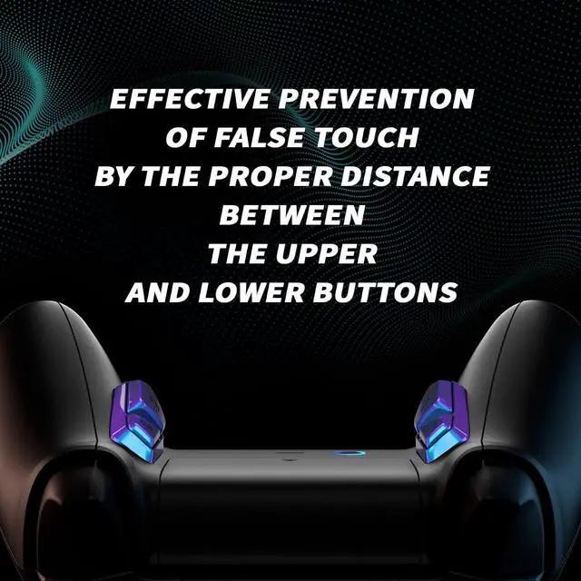 Alt view image 7 of 7 - Chameleon Purple Blue Replacement Redesigned K1 K2 K3 K4 Back Buttons & Setting Button for Xbox One S/X, Xbox Series X/S Controller Victor S/X Remap Kit - Without Controller & Remap Board @