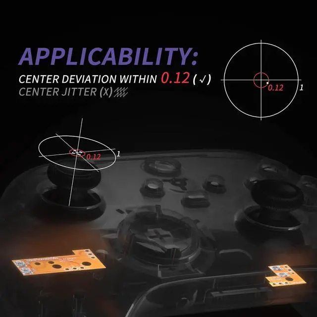 Alt view image 4 of 7 - Thumbsticks Drift Fix Kit for Xbox Series X & S Controller, Custom Accessories Analog Stick Drift Repair Board for Xbox Core Controller, for Xbox One Elite Wireless Controller @