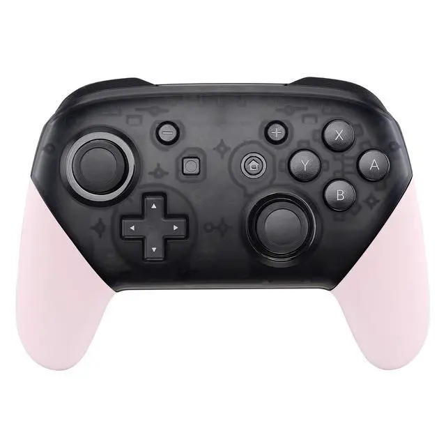 Alt view image 3 of 7 - Cherry Blossoms Pink Replacement Handle Grips for Nintendo Switch Pro Controller, DIY Custom Hand Grip Shell for Nintendo Switch Pro - Controller NOT Included @