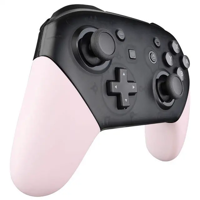 Alt view image 4 of 7 - Cherry Blossoms Pink Replacement Handle Grips for Nintendo Switch Pro Controller, DIY Custom Hand Grip Shell for Nintendo Switch Pro - Controller NOT Included @