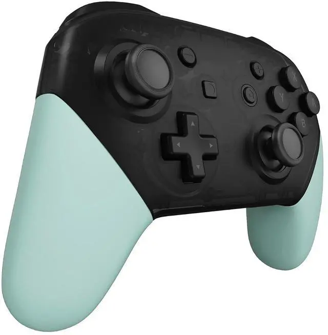 Alt view image 4 of 7 - Light Cyan Replacement Handle Grips for Nintendo Switch Pro Controller, DIY Custom Hand Grip Shell for Nintendo Switch Pro Controller - Controller NOT Included @