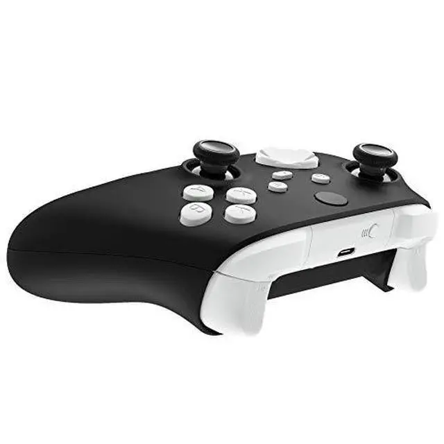 Alt view image 5 of 7 - White Custom Thumbsticks + Replacement Buttons for Xbox Series X/S Controller @