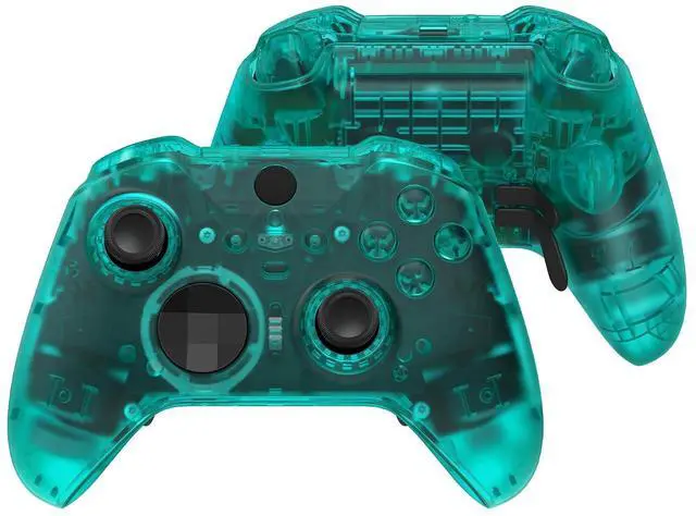 Main image of Full Set Shell Buttons for Xbox One Elite Series 2 Controller, Emerald Green Replacement Faceplate Back Plate Bottom Shell with Buttons for Xbox Elite Series 2 Core Controller - Model 1797 @