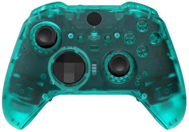 Alt view image 6 of 7 - Full Set Shell Buttons for Xbox One Elite Series 2 Controller, Emerald Green Replacement Faceplate Back Plate Bottom Shell with Buttons for Xbox Elite Series 2 Core Controller - Model 1797 @