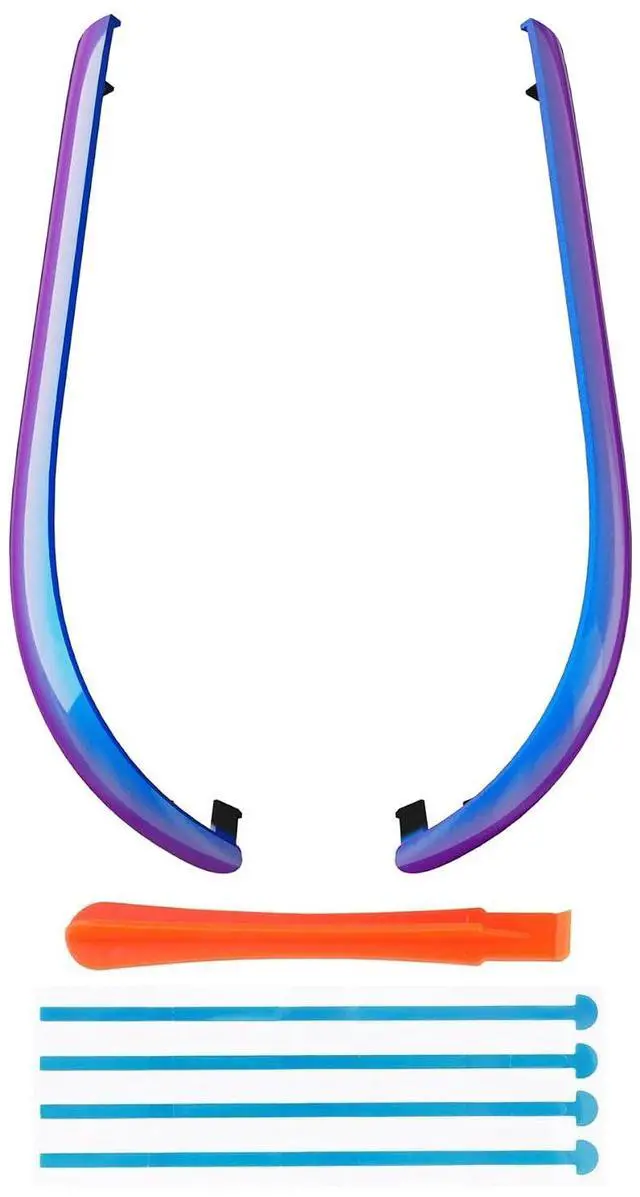 Alt view image 2 of 7 - Replacement Decorative Strips for Joycon 2, Custom DIY Decoration Strip Side Housing Trim Shell with Prying Stick for Nintendo Switch 2 Controller - Chameleon Purple Blue @