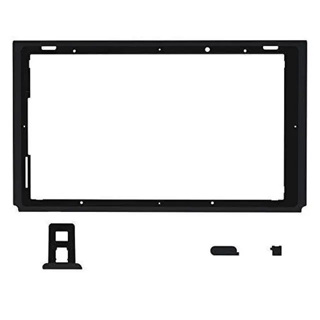 Alt view image 2 of 7 - Black Front Back Plate for Nintendo Switch Console, NS Joycon Handheld Controller Housing with Full Set Buttons, Full Set Replacement Shell for Nintendo Switch - Switch NOT Included @