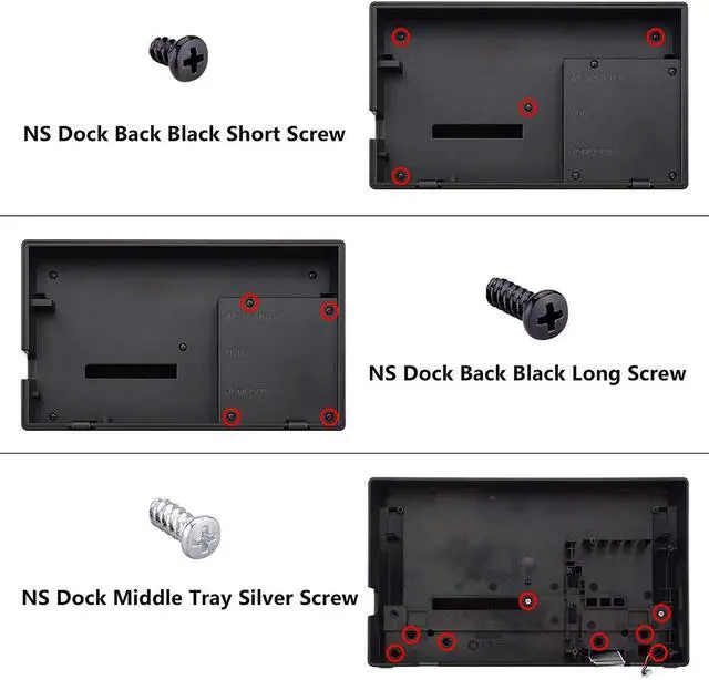 Alt view image 7 of 7 - Clear Atomic Purple Joycon Housing Shell (D-Pad Version) with Full Set Buttons for Nintendo Switch, Replacement Faceplate for Nintendo Switch Dock Joy-Con Dock NOT Included @