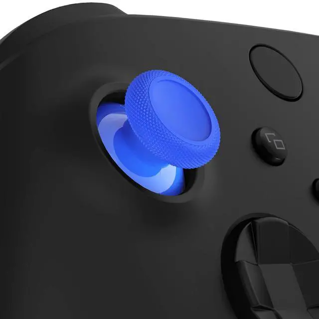 Alt view image 2 of 7 - Replacement Thumbsticks for Xbox Series X & S, Joysticks Repair Kit for Xbox Wireless Controller, Custom Accessories Analog Stick Button for Xbox One S/X/Elite Controller - Blue @