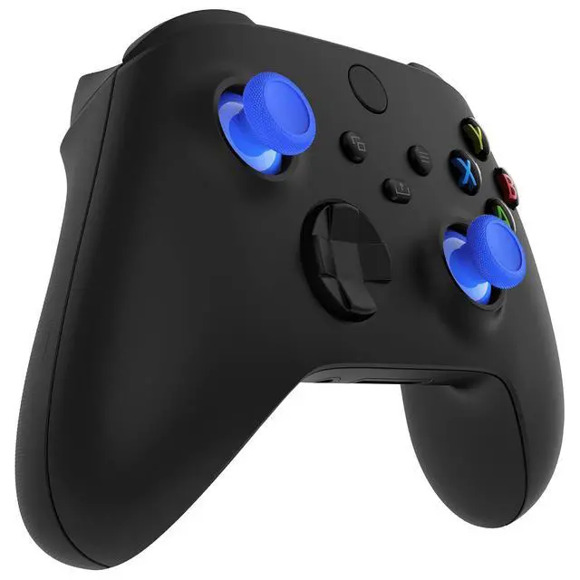 Alt view image 5 of 7 - Replacement Thumbsticks for Xbox Series X & S, Joysticks Repair Kit for Xbox Wireless Controller, Custom Accessories Analog Stick Button for Xbox One S/X/Elite Controller - Blue @