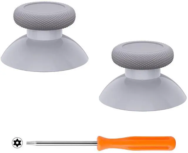 Main image of Replacement Thumbsticks for Xbox Core Wireless Controller, Joysticks Repair Kit for Xbox Series X/S Controller, Custom Analog Stick Buttons for Xbox One S/X/Elite - New Hope Gray @