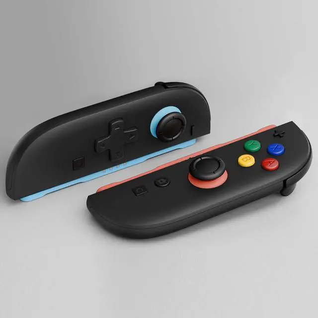 Alt view image 7 of 7 - Essence Version Replacement D-Pad Shell Buttons for + 3D Joystick for Nintendo Switch 2 JoyCon - Black @