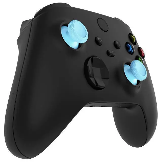 Alt view image 5 of 7 - Replacement Thumbsticks for Xbox Series X & S Controller, Joysticks Repair Kit for Xbox Wireless Controller, Custom Analog Stick Buttons for Xbox One S/X/Elite Controller - Heaven Blue @