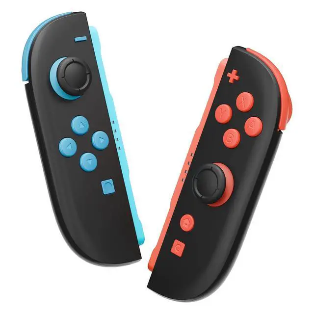 Alt view image 7 of 7 - DIY Replacement Full Set Buttons for Joycon 2, Custom ABXY Direction Keys Dpad + - C Home Capture Release L R ZR ZL Trigger Buttons for Nintendo Switch 2 Controller - Blue & Orange @