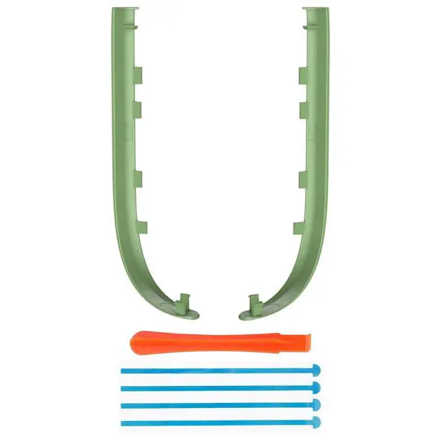 Alt view image 2 of 7 - Replacement Decorative Strips for Joycon 2, Custom DIY Decoration Strip Side Housing Trim Shell with Prying Stick for Nintendo Switch 2 Controller - Matcha Green @