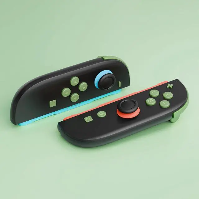 Alt view image 4 of 7 - DIY Replacement Full Set Buttons for Joycon 2, Custom ABXY Direction Keys Dpad + - C Home Capture Release L R ZR ZL Trigger Buttons for Nintendo Switch 2 Controller - Matcha Green @