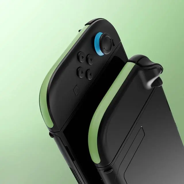 Alt view image 5 of 7 - Replacement Decorative Strips for Joycon 2, Custom DIY Decoration Strip Side Housing Trim Shell with Prying Stick for Nintendo Switch 2 Controller - Matcha Green @