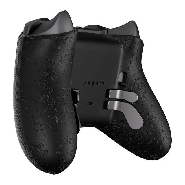Alt view image 7 of 7 - Replacement Bottom Shell Case for Xbox Elite Series 2 Controller, Textured Black Non-Slip Back Housing Shell, 3D Splashing Cover for Xbox Elite Series 2 Core Wireless Controller Model 1797 @