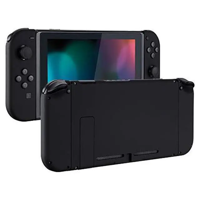 Alt view image 2 of 7 - Colorful Border Screen Protector + Black DIY Replacement Full Set Shell for Nintendo Switch @
