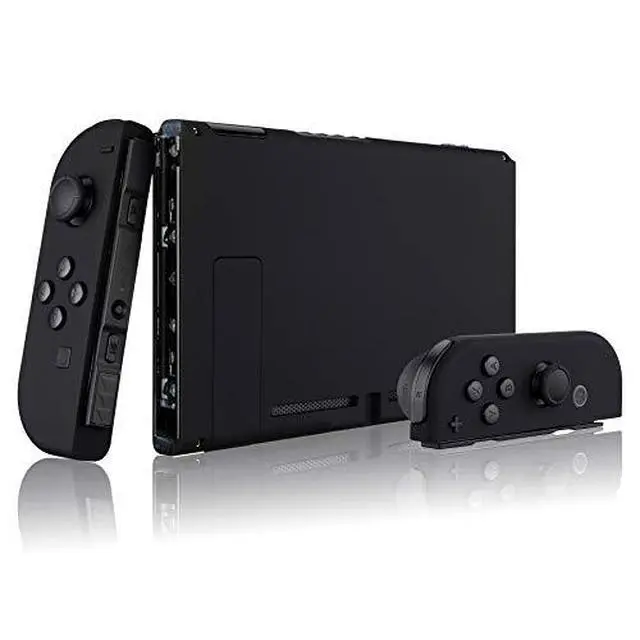 Alt view image 6 of 7 - Colorful Border Screen Protector + Black DIY Replacement Full Set Shell for Nintendo Switch @
