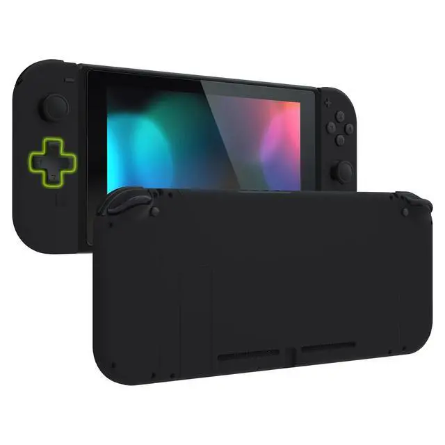 Alt view image 2 of 7 - Colorful Border Screen Protector +Black Dpad Version DIY Replacement Full Set Shell for Nintendo Switch @