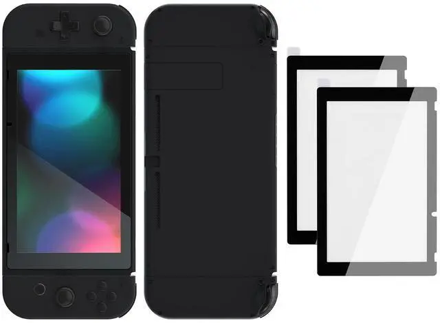 Main image of Colorful Border Screen Protector +Black Dpad Version DIY Replacement Full Set Shell for Nintendo Switch @