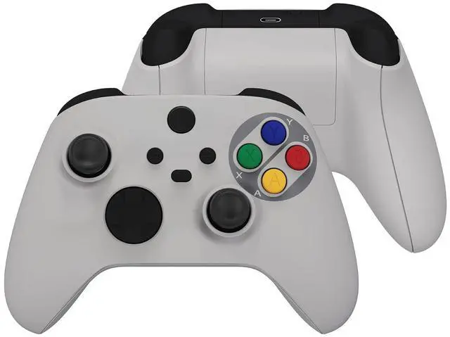 Main image of Full Button Replacement Case for Xbox Series X/S, Front Back Cover with Custom Button for Xbox Series X/S Controller, SFC SNES Classic EU @