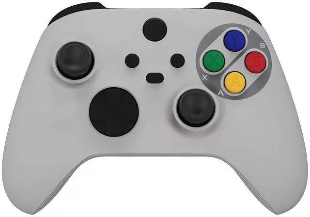 Alt view image 4 of 7 - Full Button Replacement Case for Xbox Series X/S, Front Back Cover with Custom Button for Xbox Series X/S Controller, SFC SNES Classic EU @