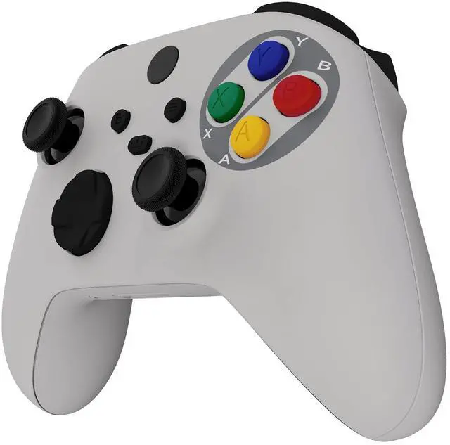 Alt view image 5 of 7 - Full Button Replacement Case for Xbox Series X/S, Front Back Cover with Custom Button for Xbox Series X/S Controller, SFC SNES Classic EU @
