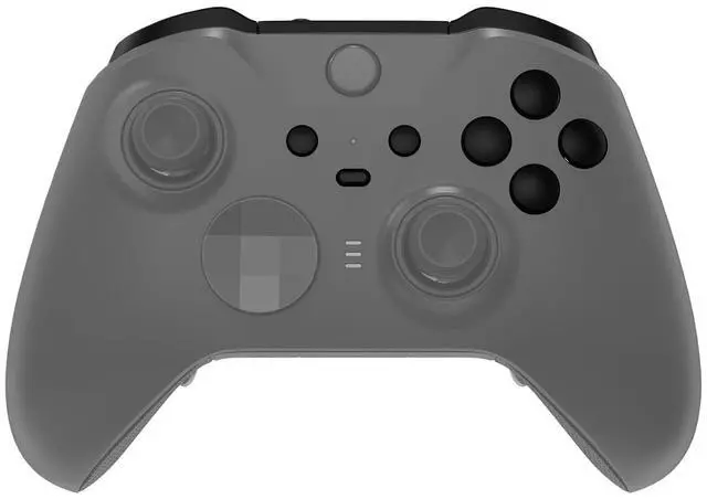 Main image of Black Replacement Buttons for Xbox One Elite Series 2 Controller, LB RB LT RT Bumpers Triggers ABXY Start Back Sync Profile Switch Keys for Xbox Elite Series 2 Core Controller Model 1797 @