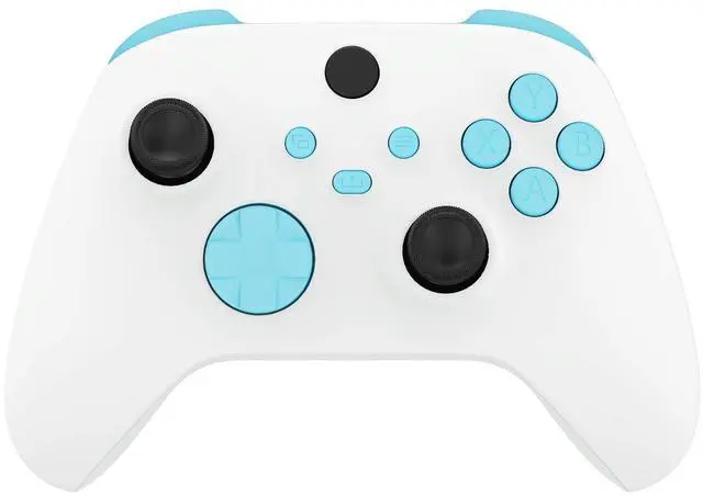 Main image of Replacement Buttons for Xbox Series X & S Controller, Heaven Blue Custom Accessories Repair Kit Bumpers Trigers Dpad ABXY Start Back Sync Share Keys Parts for Xbox Core Wireless Controller @