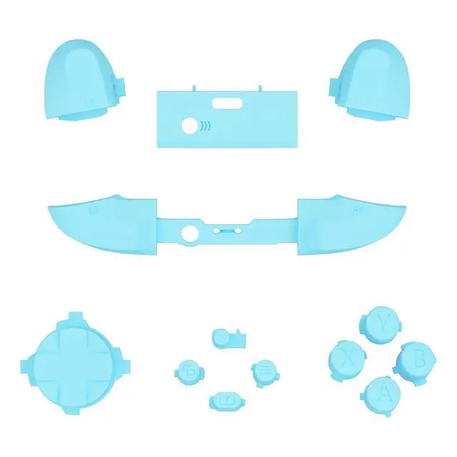 Alt view image 3 of 7 - Replacement Buttons for Xbox Series X & S Controller, Heaven Blue Custom Accessories Repair Kit Bumpers Trigers Dpad ABXY Start Back Sync Share Keys Parts for Xbox Core Wireless Controller @