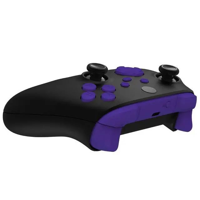 Alt view image 6 of 7 - Replacement Buttons for Xbox Core Wireless Controller, Purple DIY Accessories Kit LB RB LT RT Bumpers Trigers Dpad ABXY Start Back Sync Share Keys Parts for Xbox Series X & S Controller @