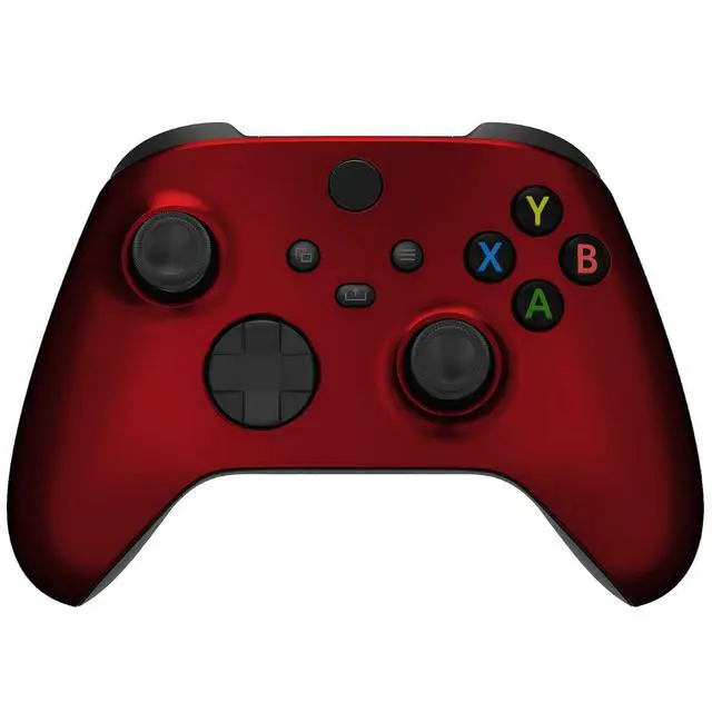 Alt view image 5 of 6 - Scarlet Red Full Set Shell w/Battery Cover for Xbox Series X/S Controller - Controller NOT Included @