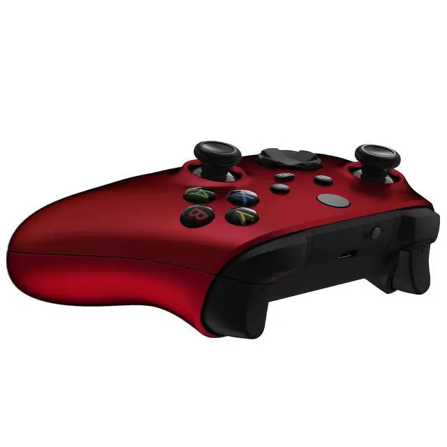 Alt view image 6 of 6 - Scarlet Red Full Set Shell w/Battery Cover for Xbox Series X/S Controller - Controller NOT Included @