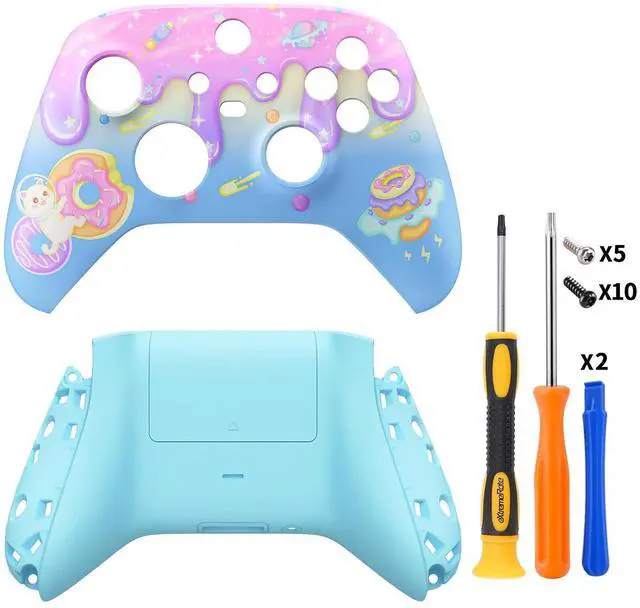 Main image of Custom Donut Odyssey Patterned Shell for Xbox Series X|S + Bottom Shell for Xbox Series X/S Controller @