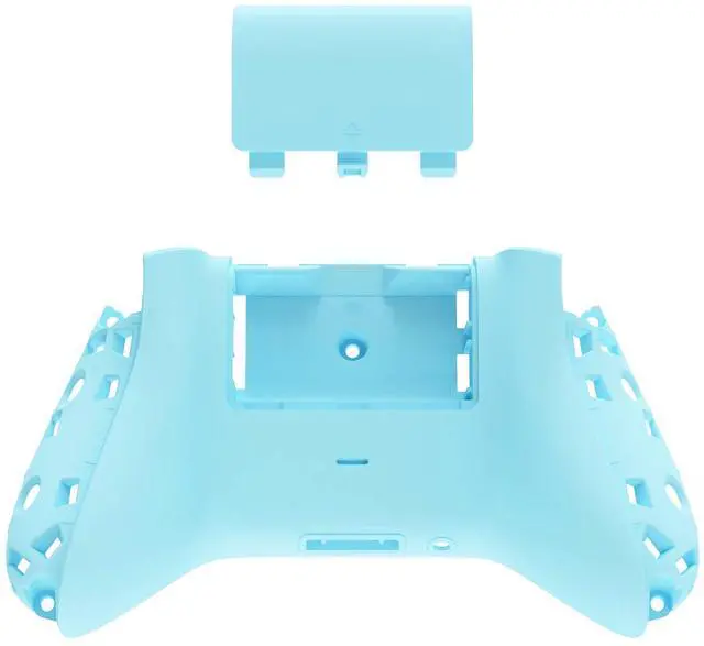 Alt view image 4 of 7 - Custom Back Cover Shell for Xbox Core Wireless Controller, Heaven Blue Replacement Controller Battery Cover & Bottom Shell for Xbox Series X & S Controller @