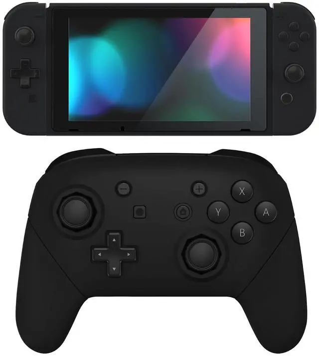 Main image of Black Custom Dpad Version Shell for Nintendo Switch, Octagonal Gated Sticks Design Replacement Full Set Shell for Nintendo Switch Pro Controller - Console Controller NOT Included @
