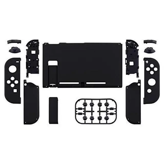 Alt view image 5 of 7 - Black Custom Shell for Nintendo Switch, Octagonal Gated Sticks Design Replacement Full Set Shell for Nintendo Switch Pro Controller - Console Controller NOT Included @