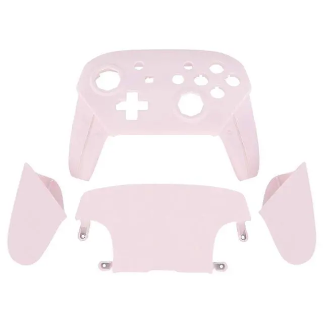 Alt view image 2 of 7 - Cherry Blossoms Pink Custom Shell for Nintendo Switch, Octagonal Gated Sticks Design Replacement Full Set Shell for Nintendo Switch Pro Controller - Console Controller NOT Included @