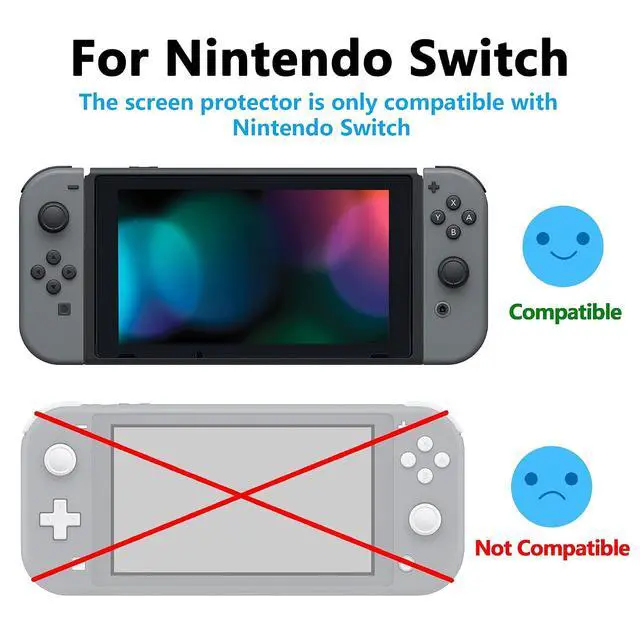 Alt view image 4 of 7 - Soft Touch Joycon Handheld Controller Housing with Colorful Buttons, Custom Replacment Shell Case with Matcha Green Border Tempered Glass Screen Protector for Nintendo Switch Joy-Con @