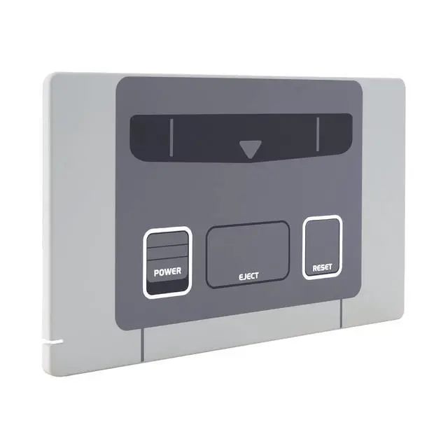 Alt view image 3 of 7 - SFC SNES Classic EU Style Joycon Housing Shell (D-Pad Version) with Colorful Buttons for Nintendo Switch, Replacement Faceplate for Nintendo Switch Dock Joy-Con Dock NOT Included @