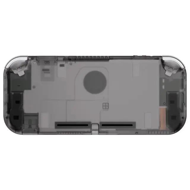 Alt view image 4 of 7 - Clear Black DIY Replacement Shell for Nintendo Switch Lite, NSL Handheld Controller Housing with Screen Protector, Custom Case Cover for Nintendo Switch Lite @